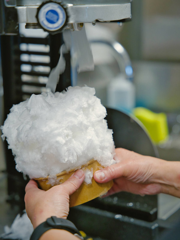 shaving ice